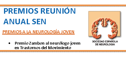 Resolución Premio Zambon al Mejor Neurólogo Joven en Trastornos del Movimiento