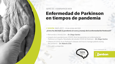 Seminario web “Cómo ha afectado la pandemia al curso y al manejo de la enfermedad de Parkinson”