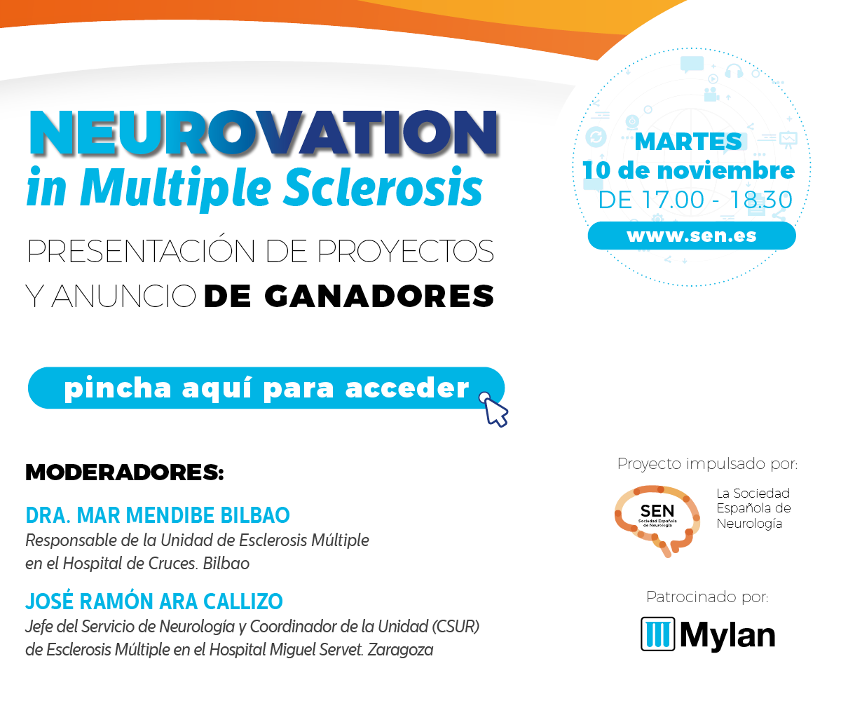 Neurovation in Multiple Sclerosis. Presentación de proyectos y anuncio de ganadores