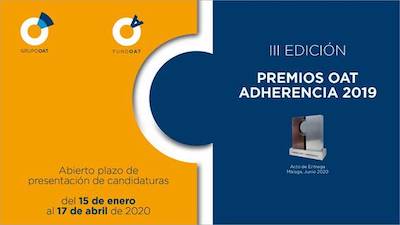 Presentación de candidaturas a la III Edición de los Premios OAT Adherencia 2019