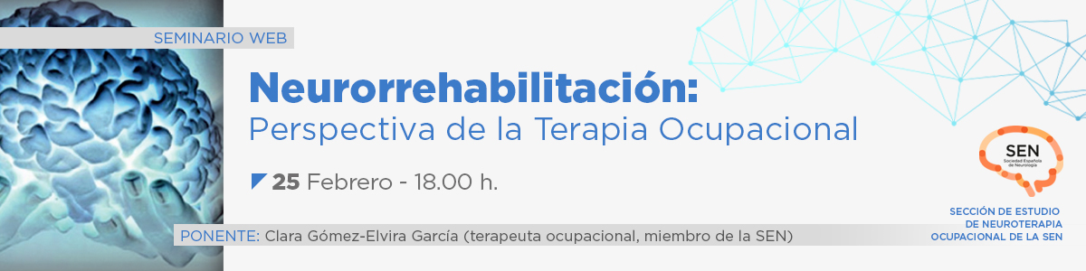 Seminario web "Neurorrehabilitación: perspectiva de la terapia ocupacional"