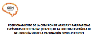 Recomendaciones sobre la vacunación frente a la COVID-19 para pacientes con ataxias o paraparesias espásticas hereditarias