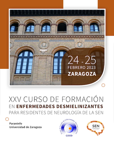 XXV Curso de Enfermedades Desmielinizantes para residentes de Neurología de la SEN 2023