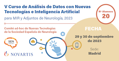 V Curso de Análisis de Datos con Nuevas Tecnologías e Inteligencia Artificial para Mir y Adjuntos de Neurología