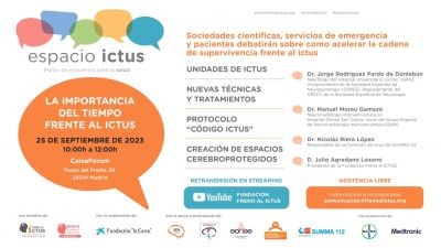 IX Edición de Espacio Ictus "La importancia del tiempo frente al ictus"