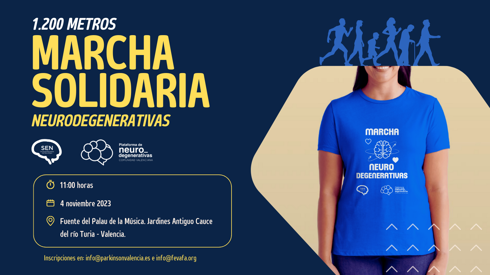 Participa en la “Marcha Neurodegenerativas” de nuestra #RASEN23