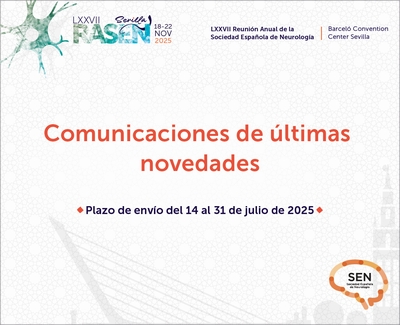 Envío de comunicaciones de últimas novedades. LXXVII Reunión Anual de la SEN 2025