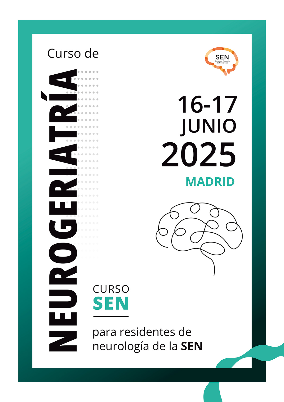 Curso de Neurogeriatría para residentes de Neurología de la SEN 2025