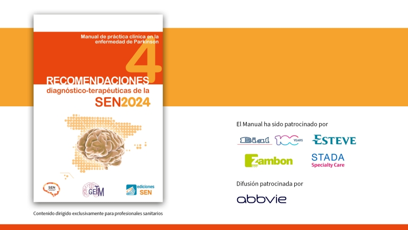 Ya disponible el “Manual SEN de Recomendaciones Diagnósticas y Terapéuticas en Enfermedad de Parkinson”